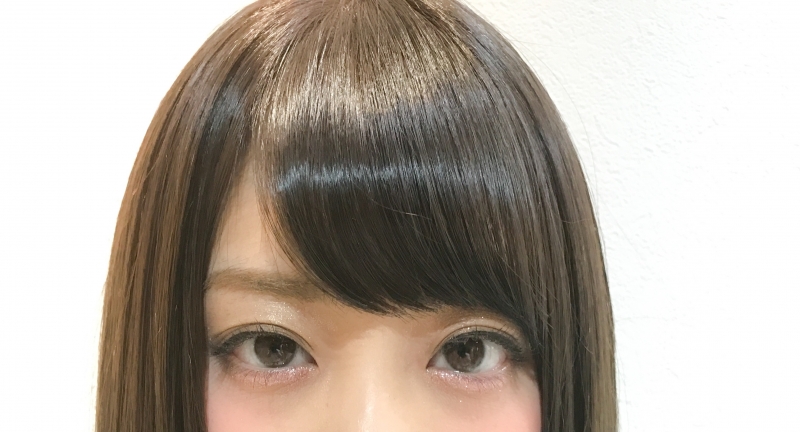 小顔 前髪カット+パーマ