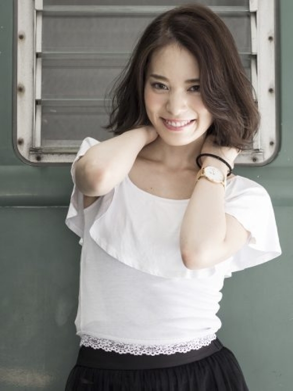 ふんわりボブ×ローライトで立体感を