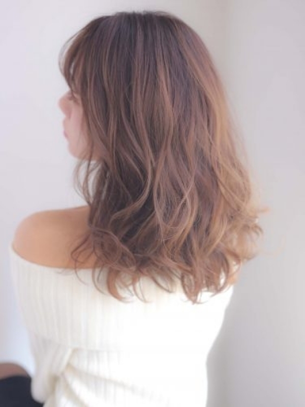 無料印刷可能 ミディアム パーマ ふわふわ ヘアスタイル画像